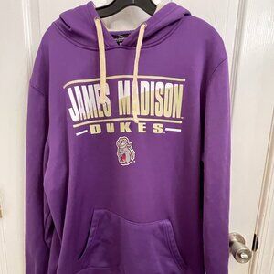 James Madison Dukes Colosseum Men's Purple Hoodie Size XL